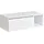 Beliani Waschbeckenunterschrank 80 x 40 cm Weiß