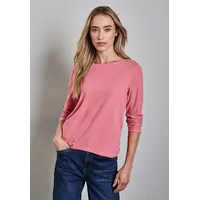 STREET ONE Langarmshirt in sugar coral mel. | Gr.: 42