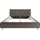 Home Affaire Polsterbett HOME AFFAIRE "Elloree in 4 Breiten bis 200cm, auch in Leder", grau (stone), B:236cm H:105cm L:254cm, 100% Polyester, Betten, Polsterbett, Kopfteilhöhe 105cm, belastbar bis 280 kg, auch in Überlänge 220cm