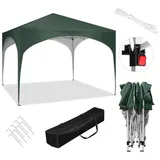 Kaket Popup-Gartenpavillon, Grün, Metall, 300x260x300 cm, Sonnen- & Sichtschutz, Pavillons & Pergolas