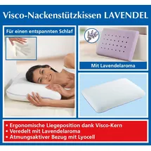 Maximex Kopfstützkissen Visco 60 x 40 cm Weiß