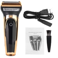 USB 3-in-1 elektrischer Haar Bart Rasierer Haarschneider Nasenhaarschneider LCD Digitalanzeige Präzisionsschneider Herrenpflege für die Heimreise