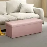 Sitzbank mit Stauraum, 38 x 110 x 38 cm, Sitztruhe