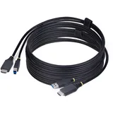 Startech StarTech.com 10ft (3m) HDMI and USB 5Gbps KVM Cable - Tastatur- / Video- / Maus-