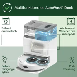 IROBOT Roomba Plus 405 Combo + AutoWash Dock Weiß
