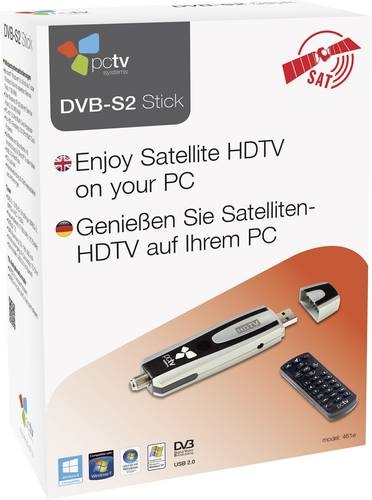 PCTV Systems PCTV DVB-S2 Stick 461E DVB-S TV-Stick mit Fernbedienung, Aufnahmefunktion Anzahl Tuner: