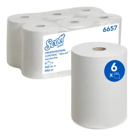 Scott Handtuchrollen Slimroll 1-lagig weiß