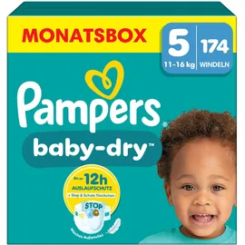 Pampers Baby-Dry 11 - 16 kg 174 St.