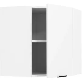 VCM Eckschrank Hängeschrank 57 x 57 x 60 cm Weiß