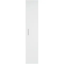 Badplaats Badezimmerschrank, Pluto mit Weiß Grau Holz, Rechteckig, 30x150x30 cm Badezimmer, Badezimmerschränke, Hochschränke