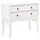 Beliani Lamar Konsolentisch 91x75x35 cm weiß
