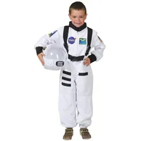 Generique - Weißes Astronaut Kostüm für Kinder - 116 (5-6 Jahre)