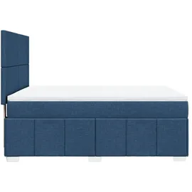 vidaXL Boxspringbett 140 x 200 cm Blau