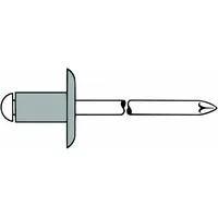 Gesipa Blindniete Al/St 5 x 25 250 Stück