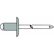 Gesipa Blindniete Al/St 5 x 25 250 Stück