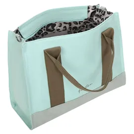 Fritzi aus Preußen Tote Bag Baumwolle Lime/Türkis