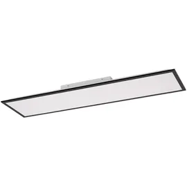 just light. LED-Deckenleuchte Flat 1-flammig 120 x 30 cm schwarz