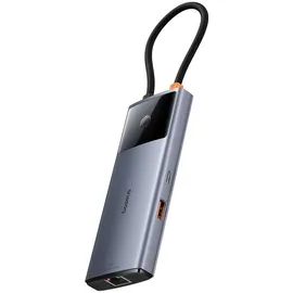 Baseus 6in1 Power Delivery USB-C Hub Schwarz