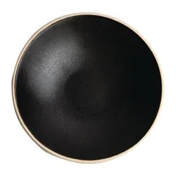 Olympia Canvas flache Schale schwarz 20cm