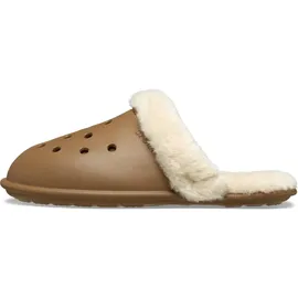 Crocs Classic Fuzz Scuff Pantoffeln Braun 41