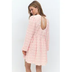 Gina Tricot - Open back dress - minikleider - Rosa - S - Dame - Rosa - S
