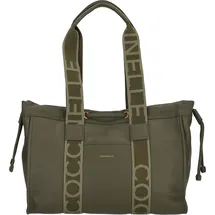 Coccinelle 2Day Signature Handbag Grained Leather Laurel Green