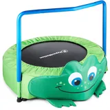 HyperMotion Frosch Kindertrampolin 90 cm Grün