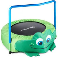 HyperMotion Frosch Kindertrampolin 90 cm Grün