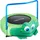 HyperMotion Frosch Kindertrampolin 90 cm Grün