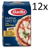 12x Farina Barilla Manitoba Tipo "0" per Pizza Napoli  Pizzamehl Pizza Mehl 1kg