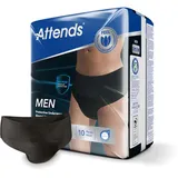 Attends Men Protective Underwear 3 M, Einmalhosen, schwarz (10 Stck.) UK = 6 Pac...