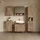 livinity® Waschbeckenunterschrank 2 Auszüge 70 x 63 x 45,1 cm Braun
