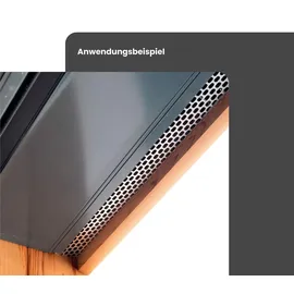 DAPRONA Lüftungswinkel Alu 30x70mm 2m Silber