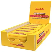 Barebells Barebells Protein Riegel-Box (12 x 55g), Softbar Choco Caramel Riegel, 12 er Packung à 12,00 St., 660 g, Hoher Proteingehalt, Wenig Zucker