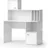 Vicco Schreibtisch Alwin Weiß 115 x 55 cm mit 2 Türen,