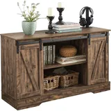 SoBuy Sideboard mit Schiebetüren Kommode Küchenschrank Flurschrank Beistellschrank Lowboard TV-Schrank