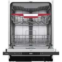 Homex DWFI601444C Einbau-Geschirrspüler (vollintegrierbar, 598 mm, Silber)