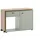 Schildmeyer Tiny Working Kommode 104,6 x 75,3 x 39 cm Pistazie/Eiche Landhaus Dekor