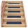 vidaXL Selbstklebende Treppenmatten 15 Stk. Rechteckig 76x20 cm Blau