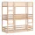 vidaXL Etagenbett Dreifach 80 x 200 cm Kiefer massiv braun
