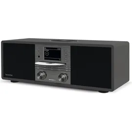 TechniSat DIGITRADIO 650 - Internetradio, DAB+, UKW, CD-Player, Bluetooth, App-Steuerung, Qi Ladestation, Spotify & Grau