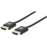 Manhattan High Speed Kabel HDMI zu (1 m, HDMI), Video Kabel