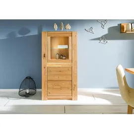 MASSIVMOEBEL24.DE Highboard 73 x 40 x 142 cm Beige