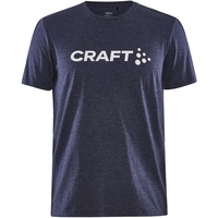 Craft Craft, Community Logo T-Shirt Herren, Shirt, SS Tee M, Blau, L