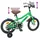 vidaXL Kinderfahrrad 14 Zoll grün