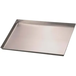 Backform Pizza Backofen Rechteckig Aluminium 45x35x3 CM Ecken Senkkopf Agnelli