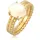 ELLI PREMIUM Fingerring ELLI PREMIUM "Mondstein Edelstein Oval Elegant 925 Silbe" Gr. 58, gold, Fingerringe, Damen, 58mm,mit Steinen, Silber 925 (Sterlingsilber), Fingerring
