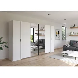 Rauch Drehtürenschrank Kronach 354 x 210 x 59 cm Grau/Weiß