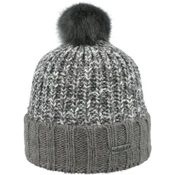 Eisglut Darina Strickmütze mit Innenband taupe - STK