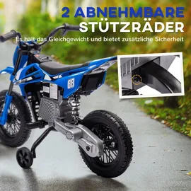 aiyaplay Elektro-Motorrad 12V blau (1-tlg)